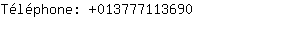 Tlphone: 01377711....