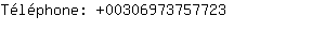 Tlphone: 0030697375....