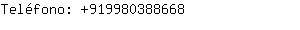 Teléfono: 91998038....