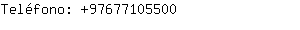 Teléfono: 9767710....