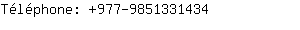 Téléphone: 977-985133....