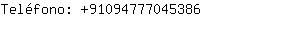 Telfono: 9109477704....