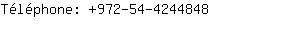 Tlphone: 972-54-424....