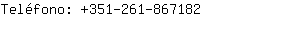 Teléfono: 351-261-86....