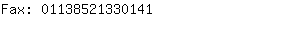 Fax: 0113852133....