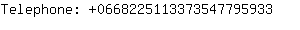 Telephone: 066822511337354779....