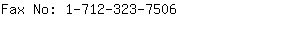 Fax No: 1-712-323-....