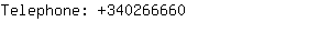 Telephone: 34026....