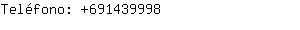 Teléfono: 69143....