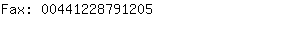 Fax: 0044122879....