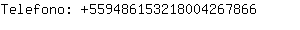 Telefono: 55948615321800426....