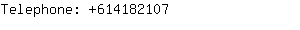 Telephone: 61418....