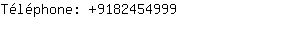 Téléphone: 918245....