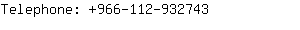 Telephone: 966-112-93....