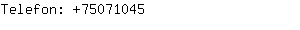 Telefon: 7507....