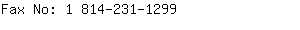 Fax No: 1 814-231-....