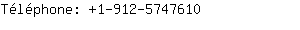 Tlphone: 1-912-574....