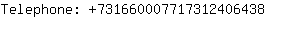 Telephone: 73166000771731240....