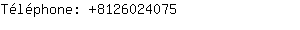 Téléphone: 812602....