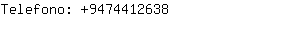 Telefono: 947441....