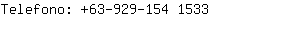 Telefono: 63-929-154 ....