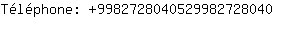 Tlphone: 998272804052998272....