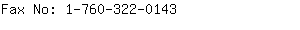 Fax No: 1-760-322-....