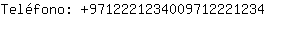 Telfono: 971222123400971222....