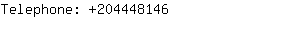 Telephone: 20444....