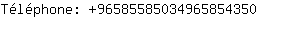 Tlphone: 9658558503496585....