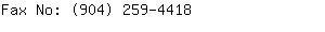 Fax No: (904) 259-....
