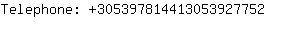 Telephone: 30539781441305392....