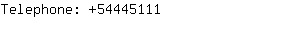 Telephone: 5444....