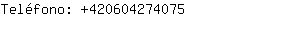 Teléfono: 42060427....