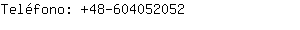 Teléfono: 48-60405....