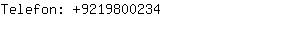 Telefon: 921980....