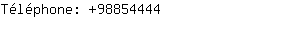 Téléphone: 9885....