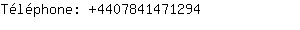 Tlphone: 440784147....