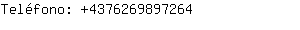 Teléfono: 437626989....