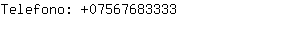 Telefono: 0756768....