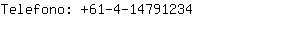 Telefono: 61-4-1479....