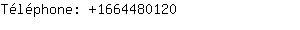 Téléphone: 166448....