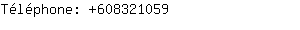 Téléphone: 60832....