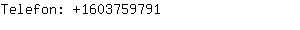 Telefon: 160375....