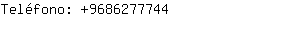Teléfono: 968627....