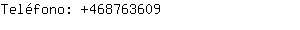 Teléfono: 46876....