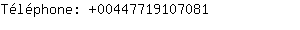 Tlphone: 0044771910....