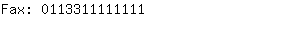 Fax: 011331111....
