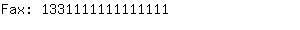 Fax: 133111111111....