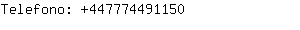 Telefono: 44777449....